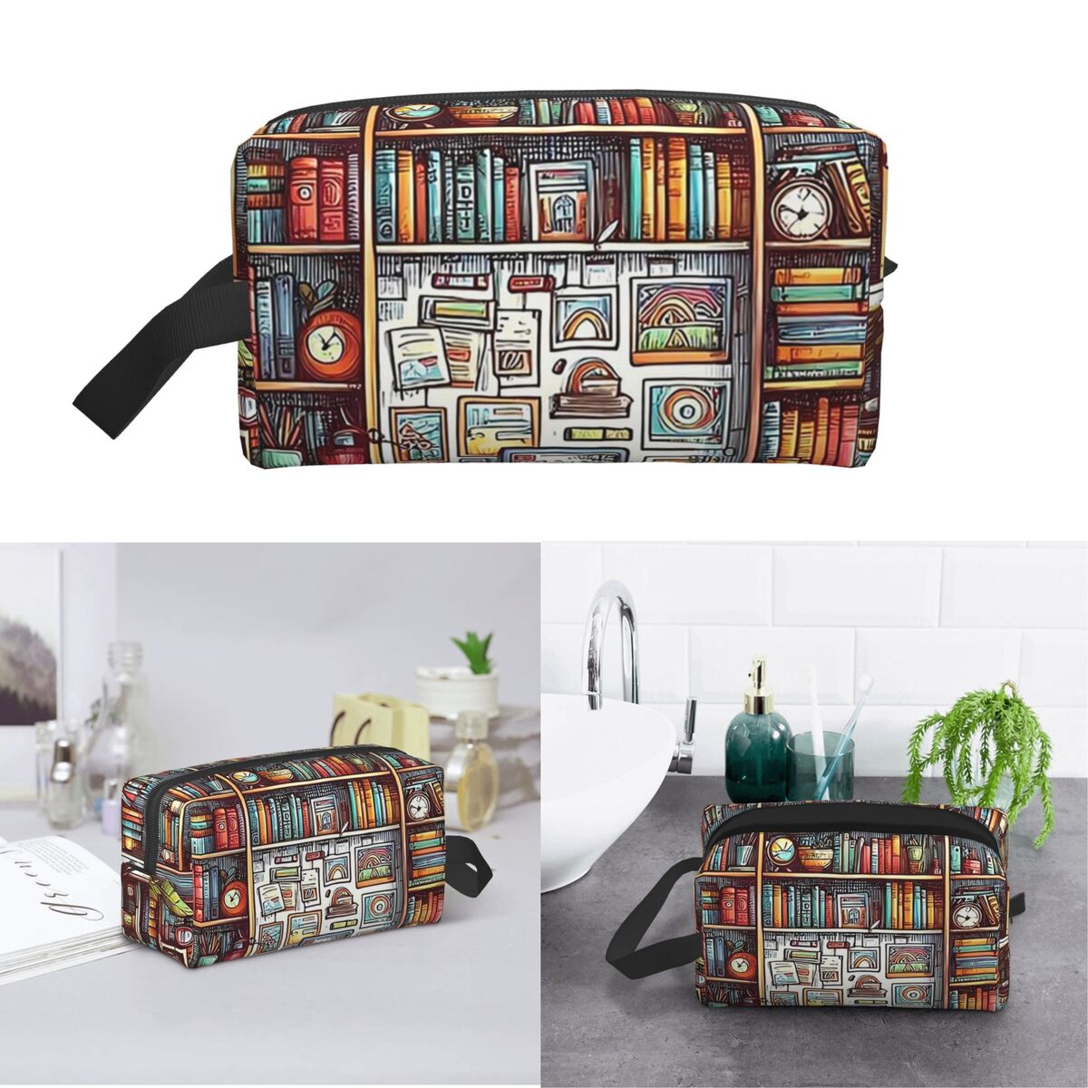 Beauty Book Makeup Kit - Bolsa de Maquillaje con Diseño de