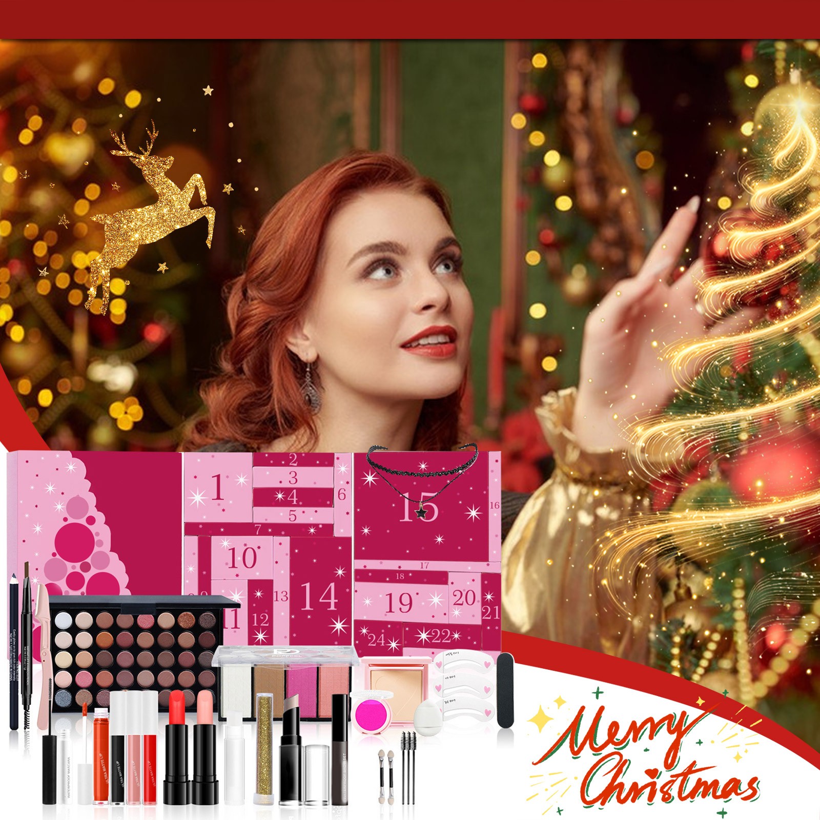 Beauty Makeup Advent Calendar - Calendario de Adviento de maquillaje para