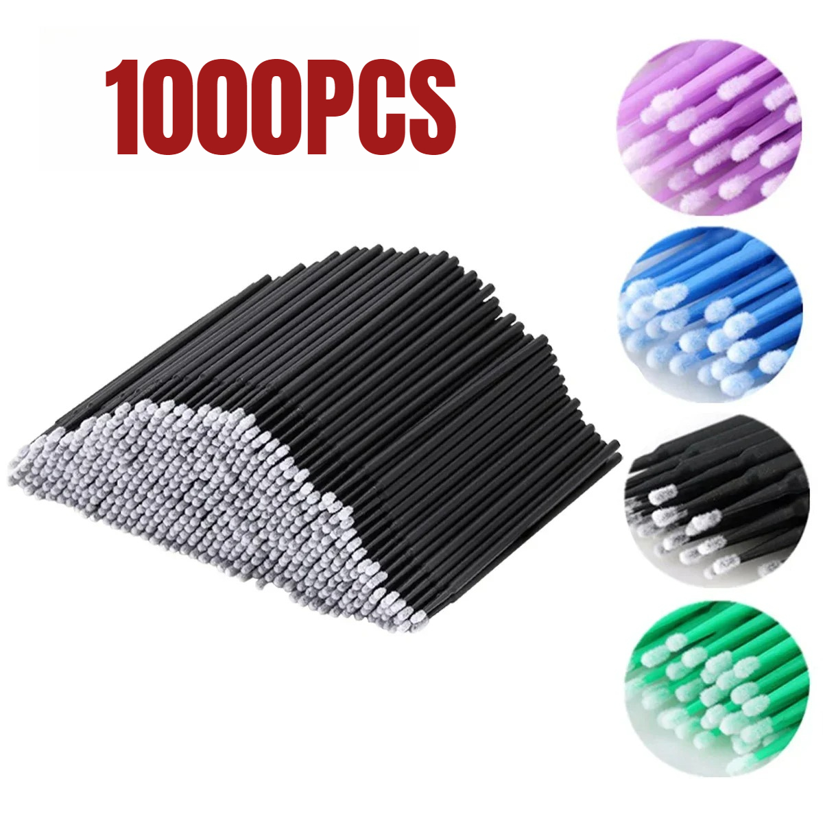 Beauty Makeup Tools - 1000/500 Uds cepillo de limpieza de