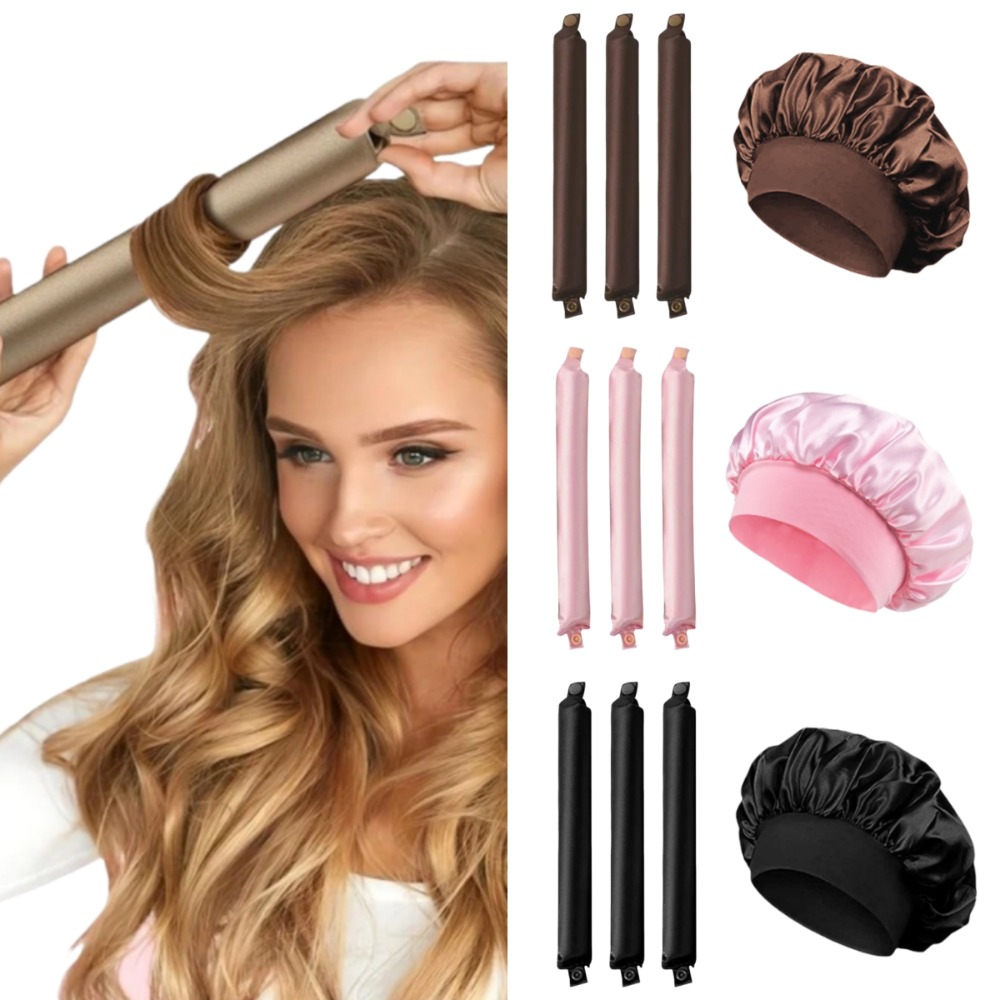 Hair Curling Wand - Varilla rizadora sin calor, diadema, rizador