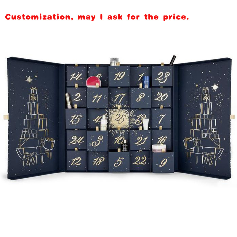 Beauty Makeup Advent Calendar - personalizado. Caja de calendario de Adviento