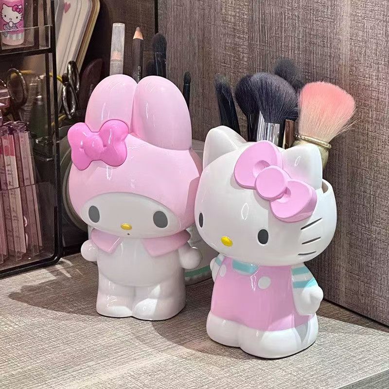 Beauty Makeup Salon - Portalápices de Anime Hello Kitty Melody,