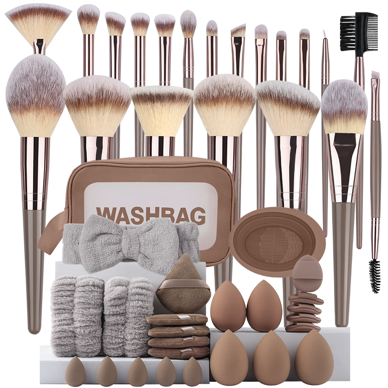 Huda Beauty Makeup Brush Set - Juego de Brochas de Maquillaje Profesional