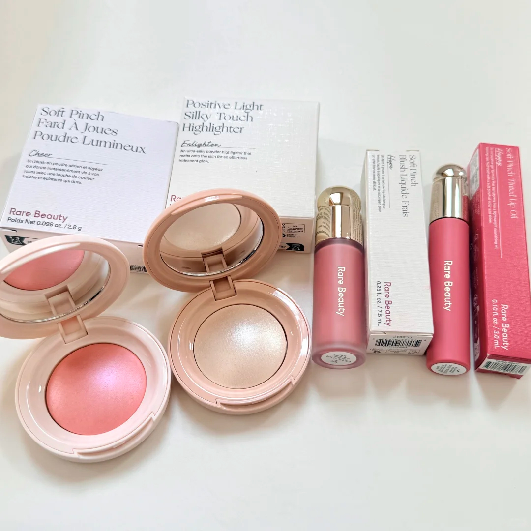 Huda Beauty Makeup Mini Kit - Hot Rare Beauty Soft Pinch Liquid