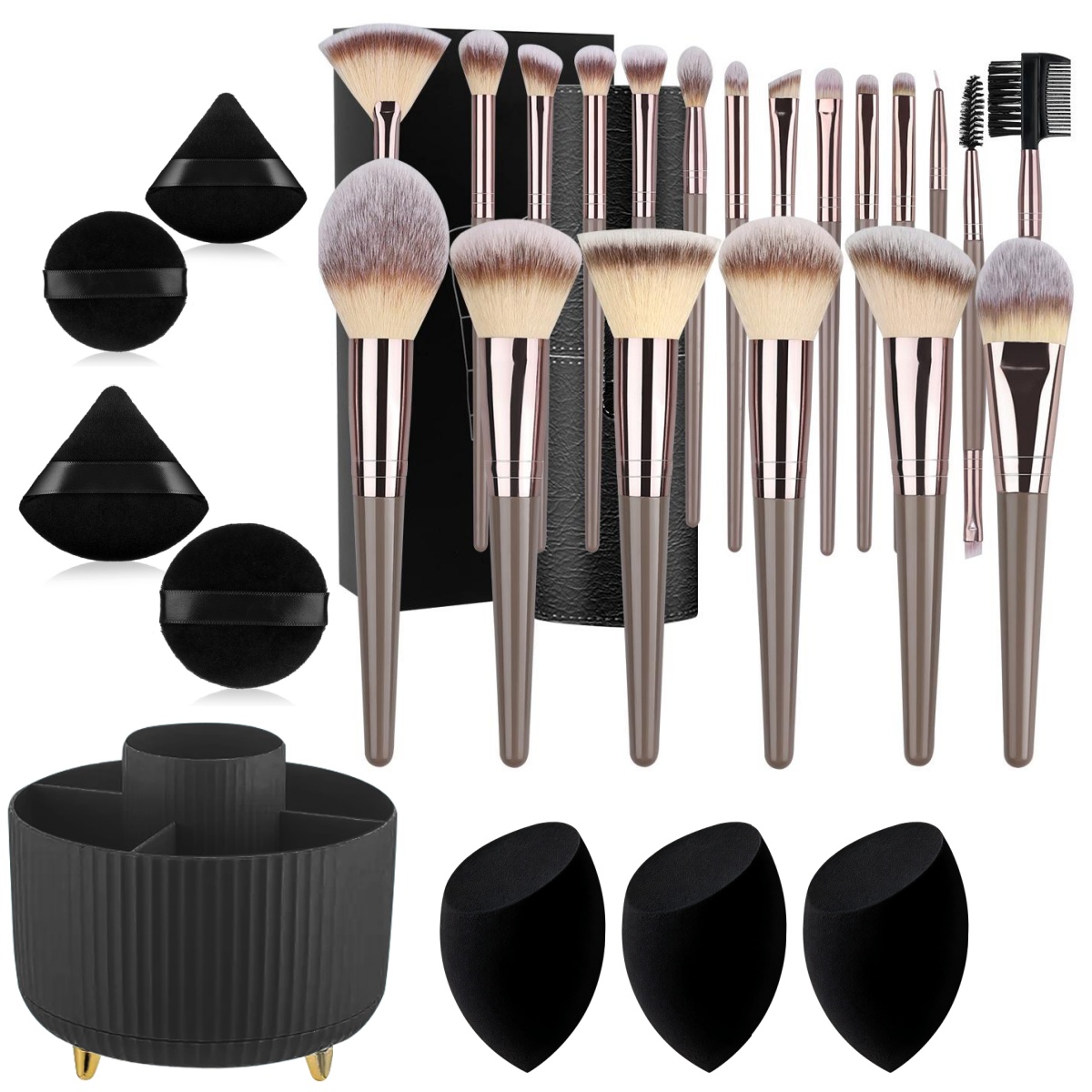 Beauty Makeup Gift Sets - Juego de brochas de maquillaje profesional
