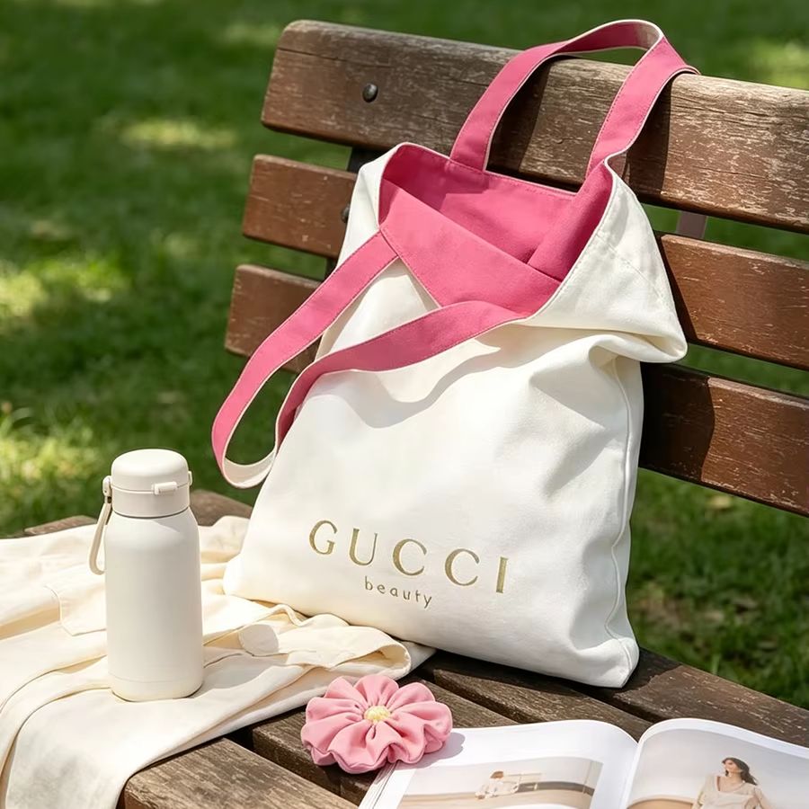 Cosmetic Sponge - Bolso de mano GUCCIs para mujer,