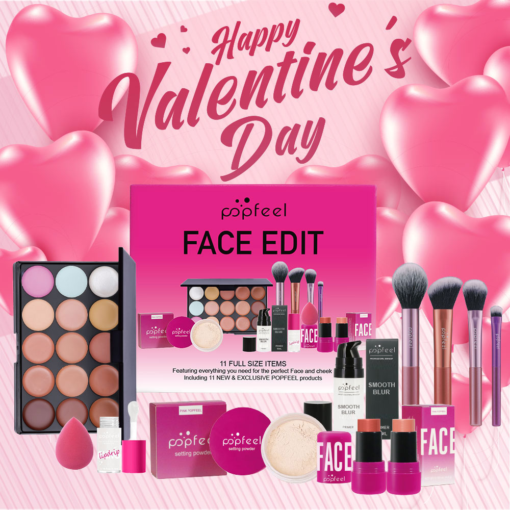 POPFEEL Set de regalo de maqui - Huda Beauty Makeup Set reseña y precio