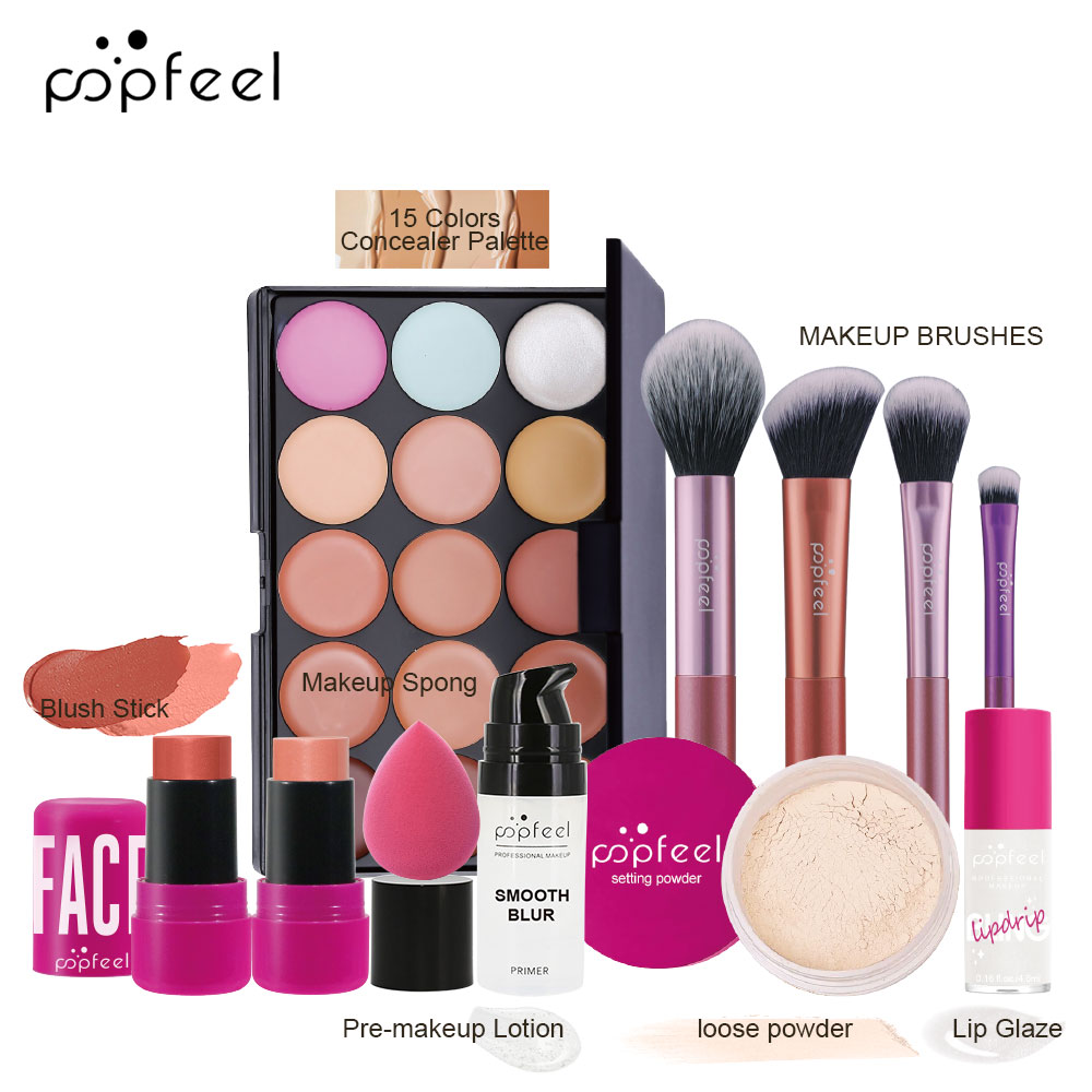 POPFEEL Set de regalo de maqui - Huda Beauty Makeup Set reseña y precio