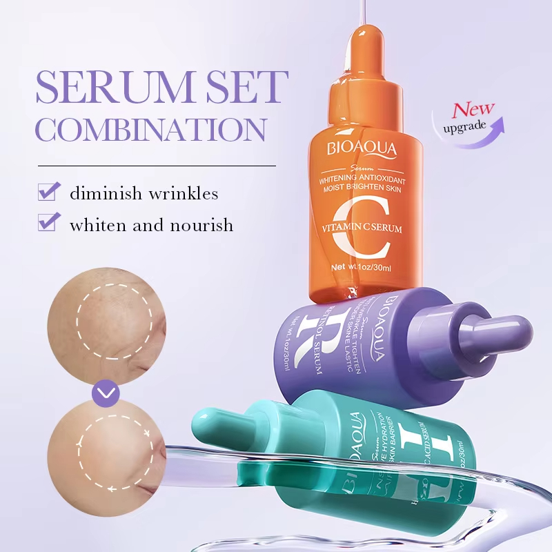 3 unids/set BIOAQUA vitamina C - Vitamin C Serum Face reseña y precio