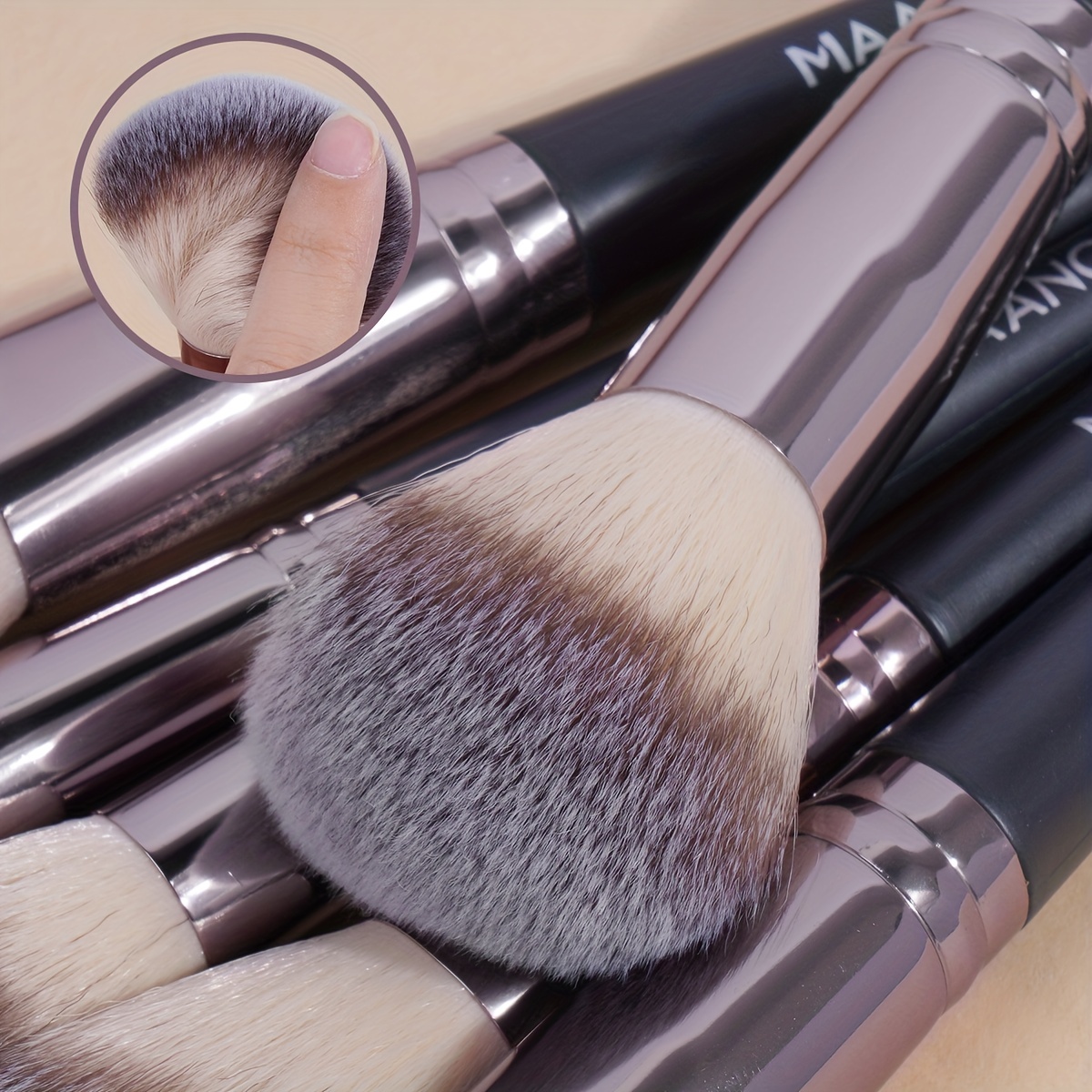MAANGE-Juego de brochas de maq - Huda Beauty Makeup Brush Set reseña y precio