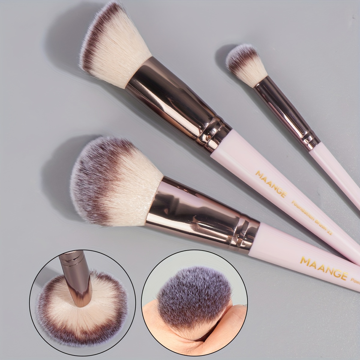 MAANGE-Juego de brochas de maq - Huda Beauty Makeup Brush Set reseña y precio