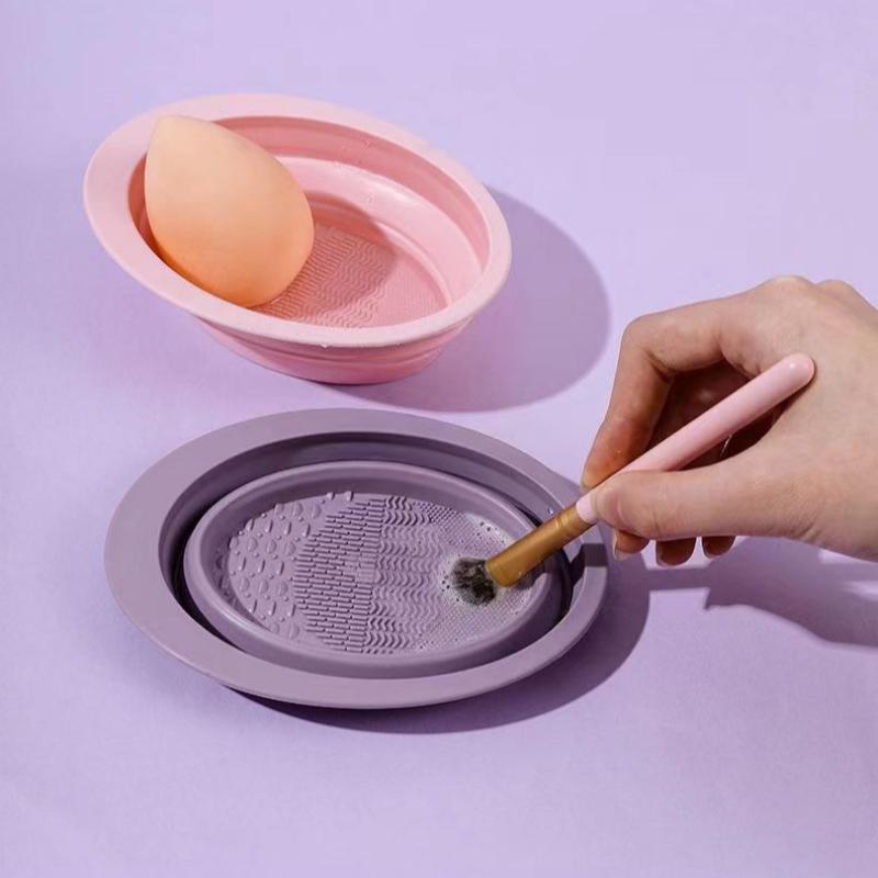 Cuenco de limpieza plegable pa - Cosmetic Sponge reseña y precio