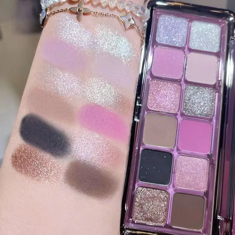 Placa de sombra de ojos de 12  - Beauty Book Makeup Kit reseña y precio