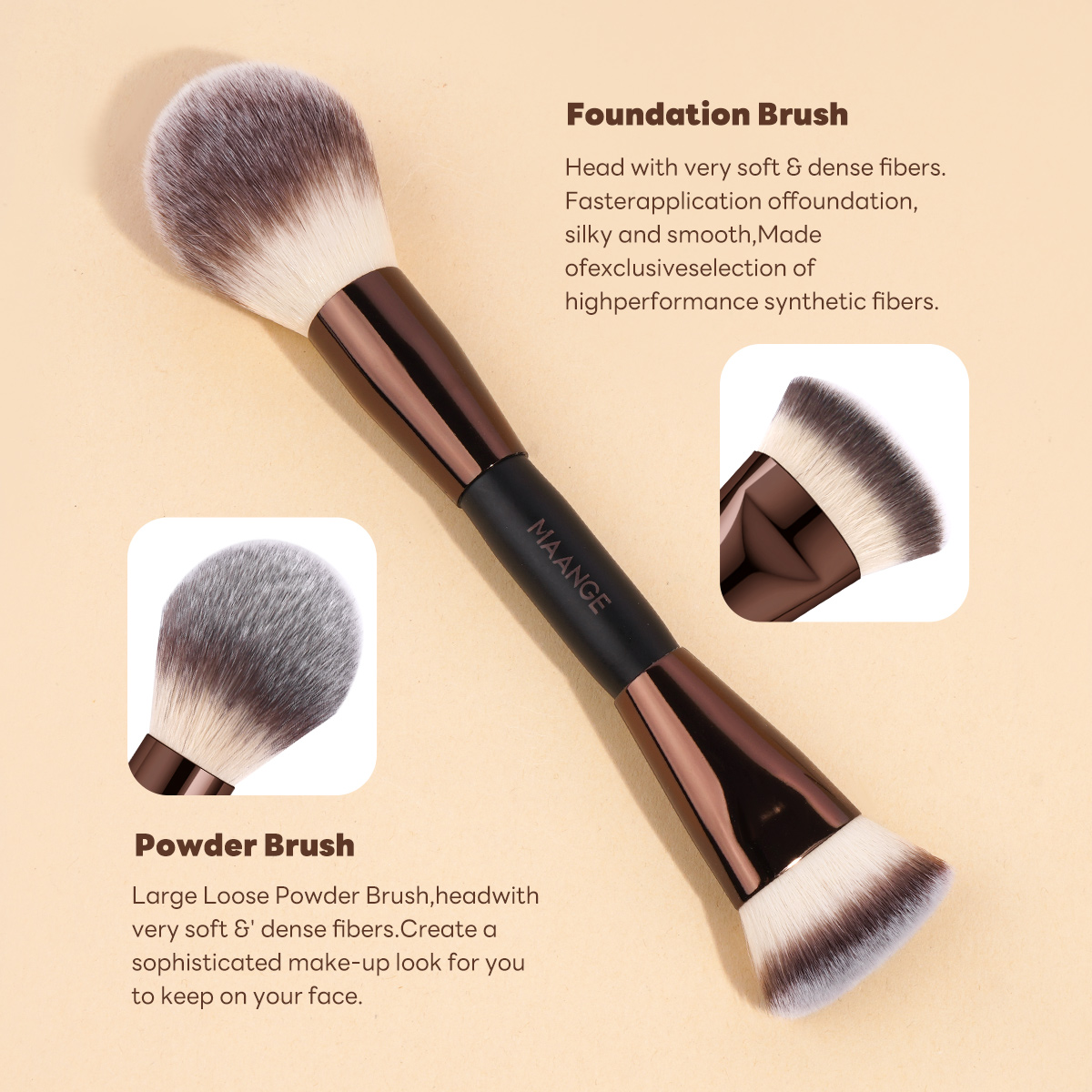 MAANGE Juego de 18 Brochas de  - Huda Beauty Makeup Brush Set reseña y precio
