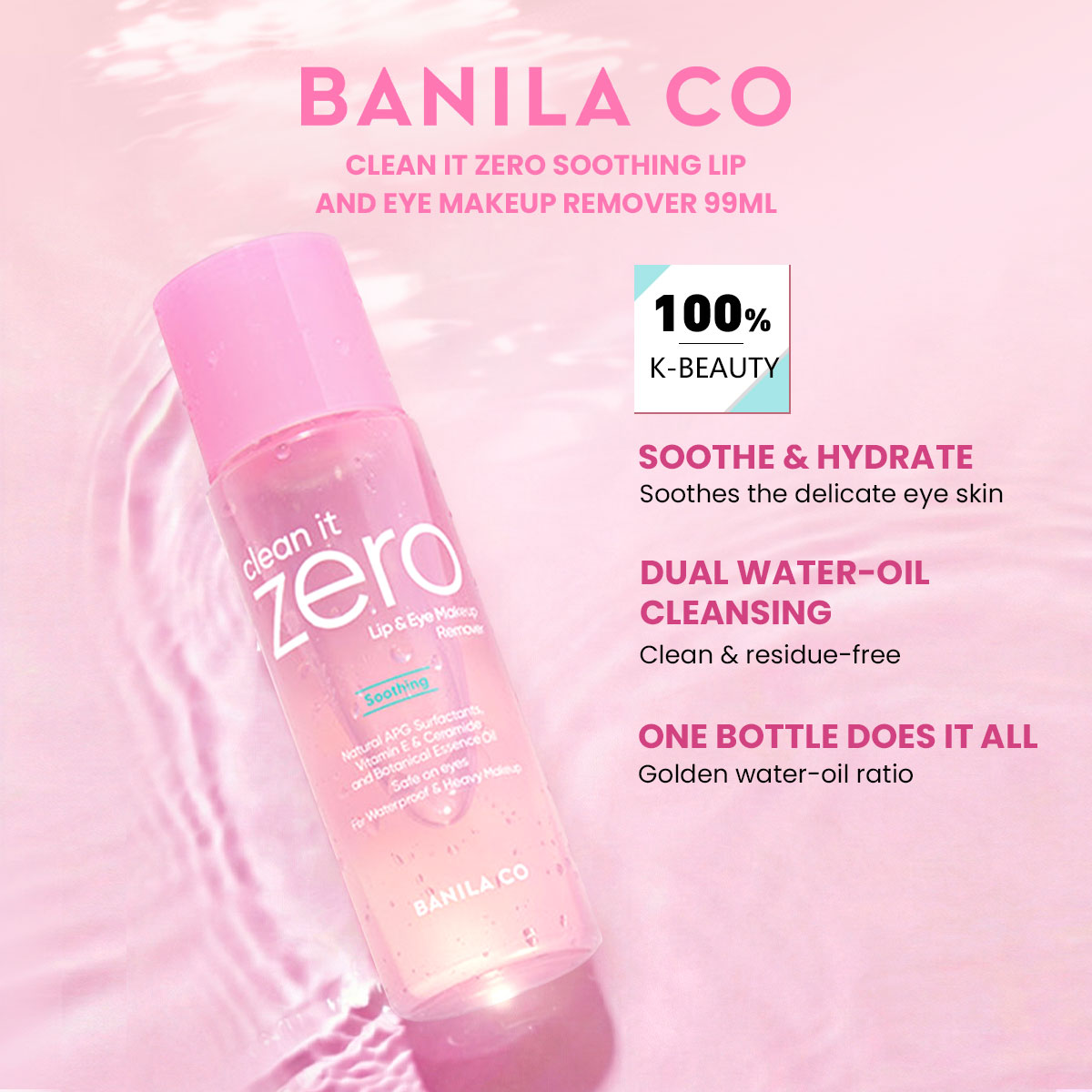 BANILA CO Clean it Zero - Desm - Beauty Makeup Salon reseña y precio