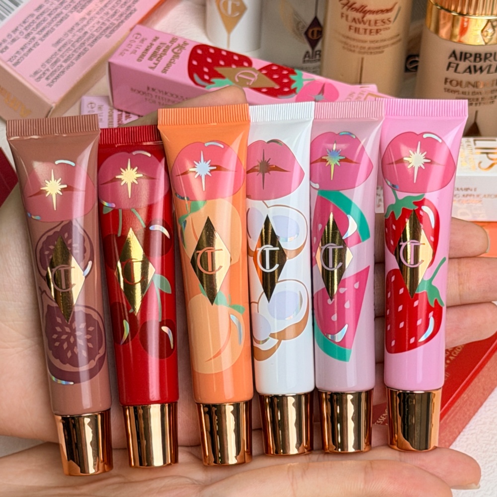 Brillo Labial Charlotte Tilbur - Huda Beauty Makeup Mini Kit reseña y precio