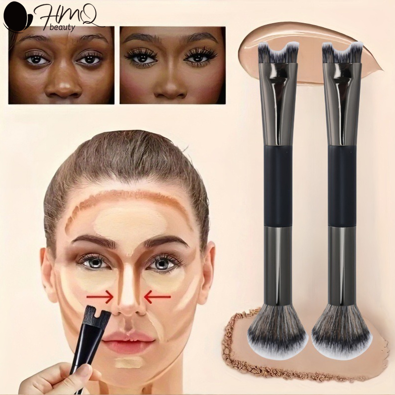 Brocha de maquillaje de doble  - Huda Beauty Makeup Brush Set reseña y precio
