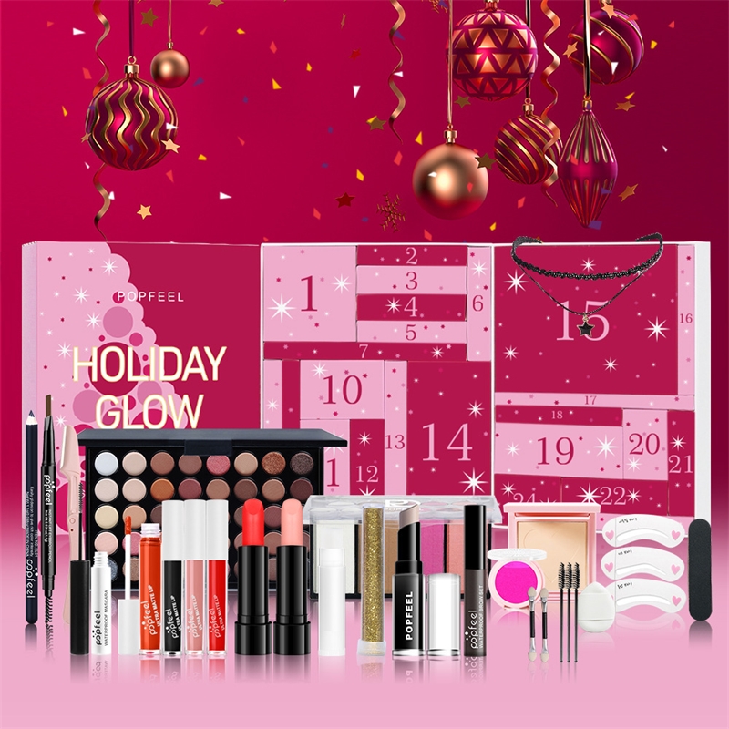 Set de maquillaje navideño con - Beauty Makeup Advent Calendar reseña y precio
