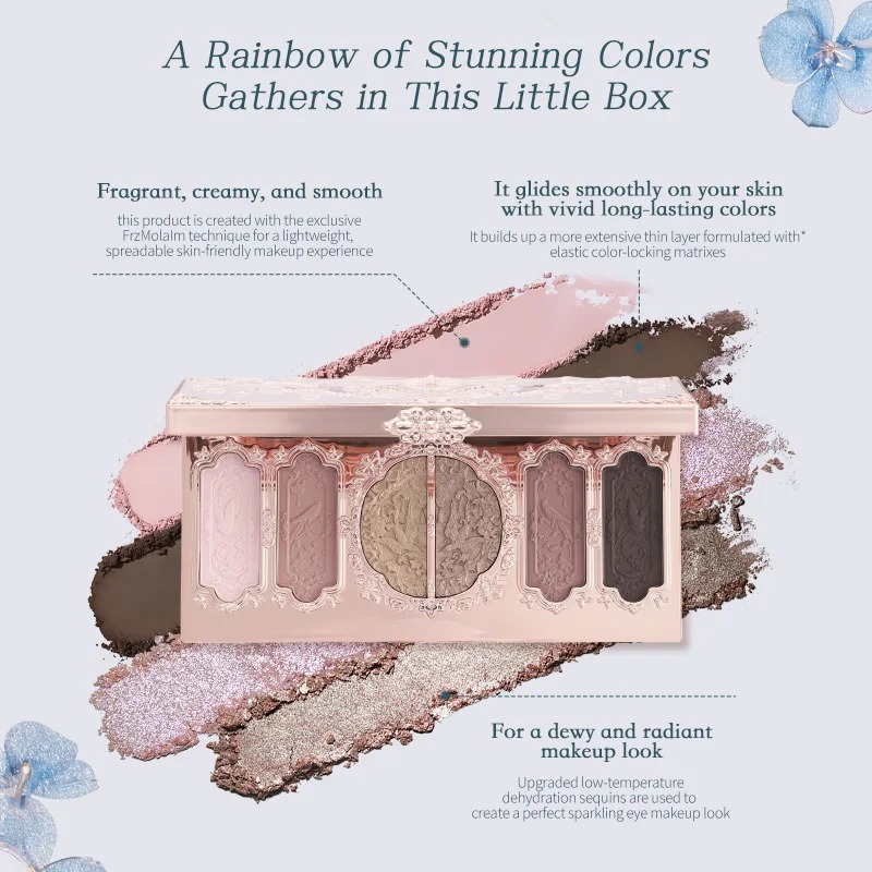 Flower Knows-paleta de sombra  - Beauty Book Makeup Kit reseña y precio