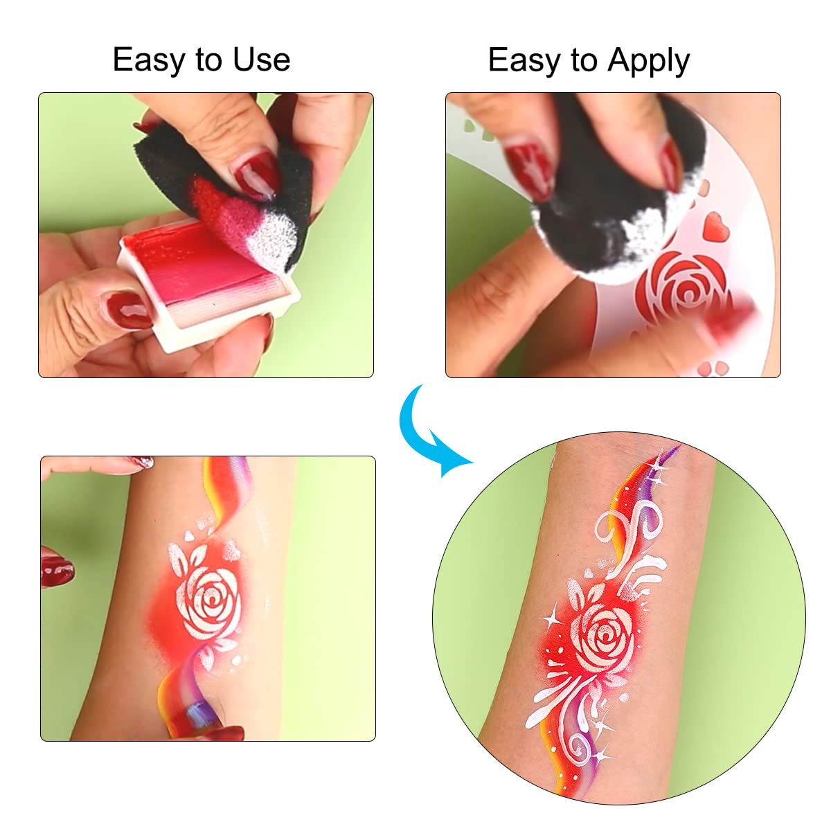 Esponjas para pintura facial d - Cosmetic Sponge reseña y precio