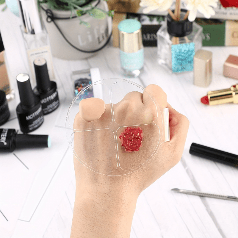 Plato Redondo Acrílico de Cuat - Beauty Makeup Tools reseña y precio