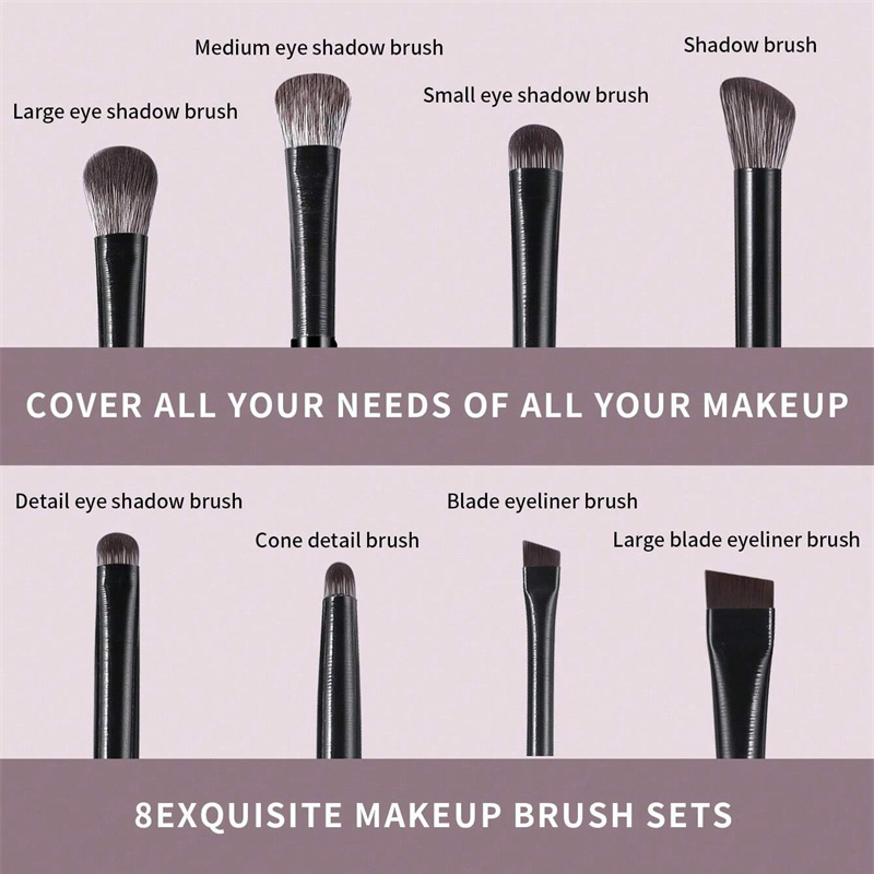 Juego de 8 Uds de brochas de m - Beauty Makeup Tools reseña y precio