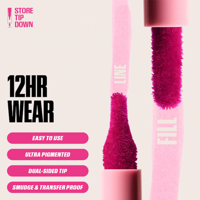 Lápiz Delineador de labios mar - Huda Beauty Makeup Bag reseña y precio